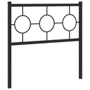 udskiftningsgavl 90 cm metal sort