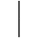 udskiftningsgavl 90 cm metal sort