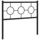 udskiftningsgavl 100 cm metal sort