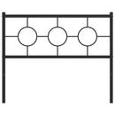udskiftningsgavl 107 cm metal sort