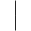 udskiftningsgavl 180 cm metal sort