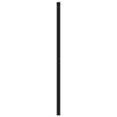 udskiftningsgavl 193 cm metal sort