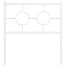 udskiftningsgavl 75 cm metal hvid