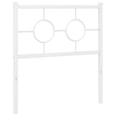 udskiftningsgavl 75 cm metal hvid