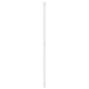 udskiftningsgavl 75 cm metal hvid