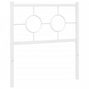 udskiftningsgavl 80 cm metal hvid