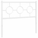 udskiftningsgavl 100 cm metal hvid