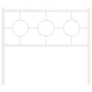 udskiftningsgavl 100 cm metal hvid