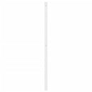 udskiftningsgavl 100 cm metal hvid