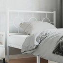 udskiftningsgavl 100 cm metal hvid