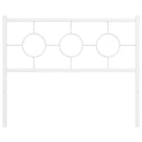 udskiftningsgavl 107 cm metal hvid