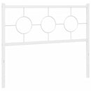 udskiftningsgavl 107 cm metal hvid