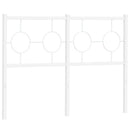 udskiftningsgavl 120 cm metal hvid