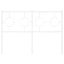 udskiftningsgavl 120 cm metal hvid