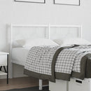 udskiftningsgavl 140 cm metal hvid