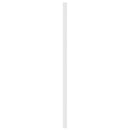 udskiftningsgavl 180 cm metal hvid