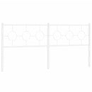 udskiftningsgavl 193 cm metal hvid