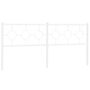 udskiftningsgavl 200 cm metal hvid