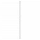 udskiftningsgavl 200 cm metal hvid