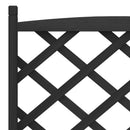 plantekasse med espalier massivt grantræ sort
