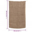 jutesække 5 stk. 60x105 cm 100% jute 220 gsm