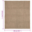 jutesække 10 stk. 100x110 cm 100 % jute 220 g/m2