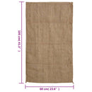 jutesække 5 stk. 60x105 cm 100 % jute 340 g/m2