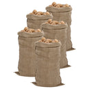 jutesække 5 stk. 65x135 cm 100 % jute 340 g/m2