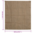 jutesække 5 stk. 100x110 cm 100 % jute 340 g/m2