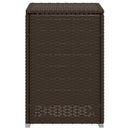 gasflaskeskjuler 40x40x60 cm polyrattan brun