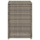 gasflaskeskjuler 40x40x60 cm polyrattan grå