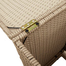 gasflaskeskjuler 40x40x60 cm polyrattan beige