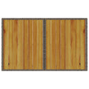 havebord med træplade 110x68x70 cm polyrattan grå