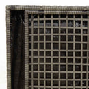 Pude kasse med opbevaring Grå 50 x 50 x 50 cm polyrattan