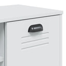 skobænk VIKEN 106x35x45 cm konstrueret træ hvid
