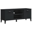 skobænk VIKEN 106x35x45 cm konstrueret træ sort