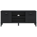 skobænk VIKEN 106x35x45 cm konstrueret træ sort