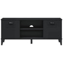 skobænk VIKEN 106x35x45 cm konstrueret træ sort
