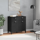 skænk VIKEN 80x40x80 cm konstrueret træ sort