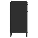 skænk VIKEN 80x40x80 cm konstrueret træ sort
