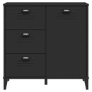 skænk VIKEN 80x40x80 cm konstrueret træ sort