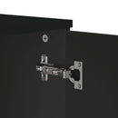 skænk VIKEN 80x40x80 cm konstrueret træ sort