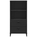 bogskab VIKEN 60x35x123 cm konstrueret træ hvid