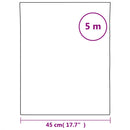 vinduesfolie 45x500 cm statisk PVC matteret hvid