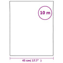 vinduesfolie 45x1000 cm statisk PVC matteret hvid