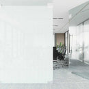vinduesfolie 45x2000 cm statisk PVC matteret hvid