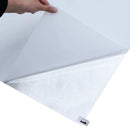 vinduesfolie 90x500 cm statisk PVC matteret hvid