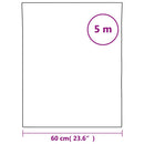 vinduesfolie 60x500 cm PVC stjernemønster matteret