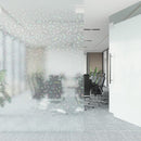 vinduesfolie 90x1000 cm PVC 3D-regnbuemønster matteret