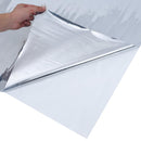 solfilm 60x500 cm reflekterende effekt PVC sølvfarvet